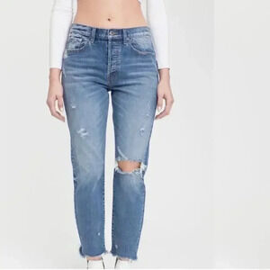 Pistola Nico High Rise Mom Fit Jeans in Bluegrass Wash Size 27 NWT